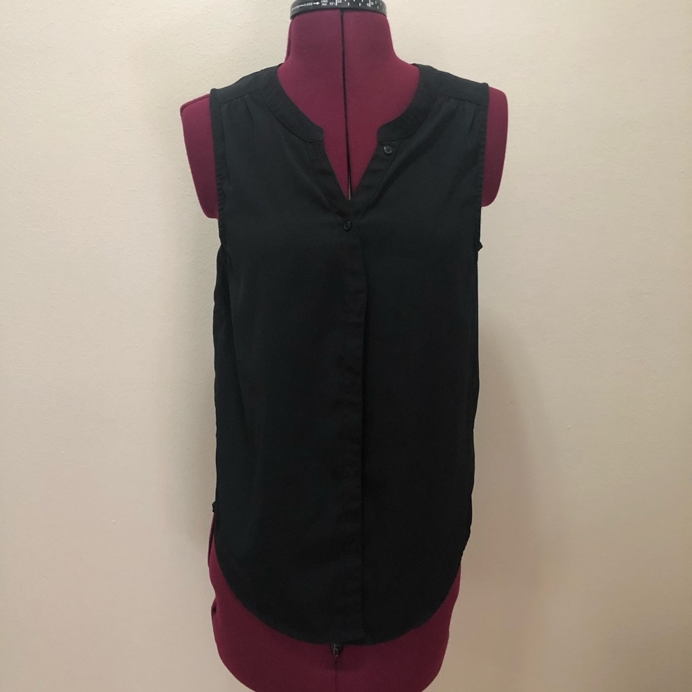 American Eagle sheer black tank